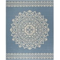 thumbnail image 2 of SAFAVIEH Linden Thornton Floral Area Rug, Cream/Blue, 8' x 10', 2 of 7