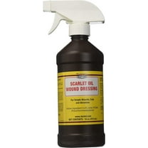 Durvet Scarlet Oil with Sprayer, 16 oz – Antiseptic Wound Treatment for Horses and Livestock – Quick Healing Non Drying Spray for Cuts & Scratches – Equine First Aid Solution for Skin Treatment