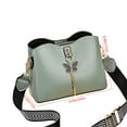 thumbnail image 3 of JeashCHAT Crossbody Bags for Women, Soft Leather Purses and Handbags with Butterfly Pendant, Ladies Trendy Shoulder Bag for Daily Use Travel Work, Gifts for Female, Mother, 3 of 9
