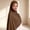 A1_Brown, variant on Instant One Piece Hijab for Women Breathable Muslim Head Scarf Soft Stretchy Prayer Hijab Lightweight Full Coverage Hijab Scarf Casual Hijab Shawl Wrap Undercap Head Wraps Brownone Size