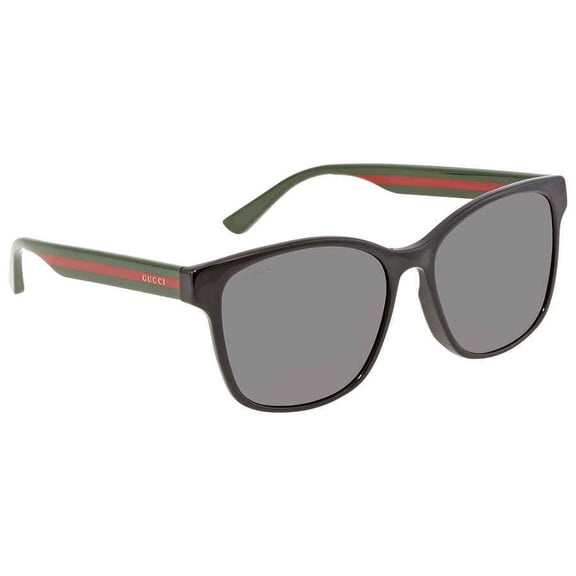 Gucci GG0417SK 001 56mm Square Sunglasses Men's Black