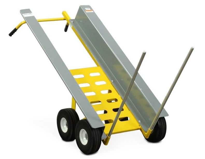 Tri Dolly 3 Wheels Heavy Duty Mover 12 in Steel Hand Trucks 300 lb Load Rating 