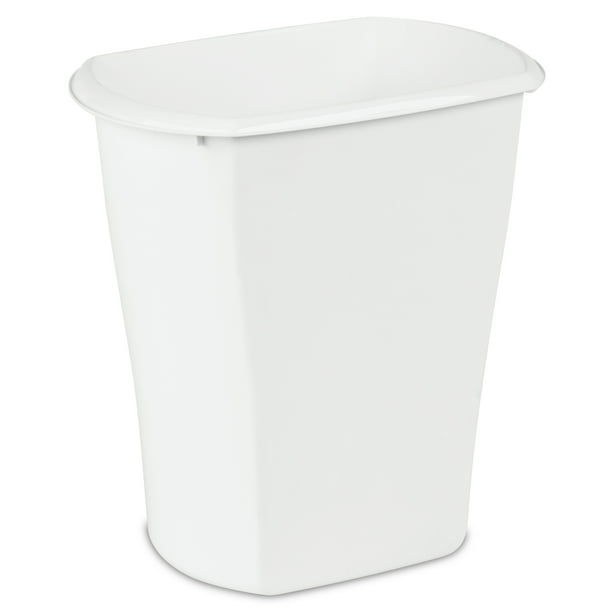 Sterilite, 3 Gallon White Rectangular Wastebasket