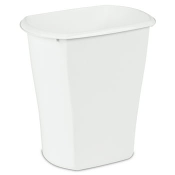 Sterilite 3 Gallon T Can, Plastic Bathroom or Office T Can, White