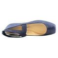 thumbnail image 2 of Jessica Simpson Womens Mandalaye Fabric Square Toe Ankle Wrap Ballet Flats, 2 of 5