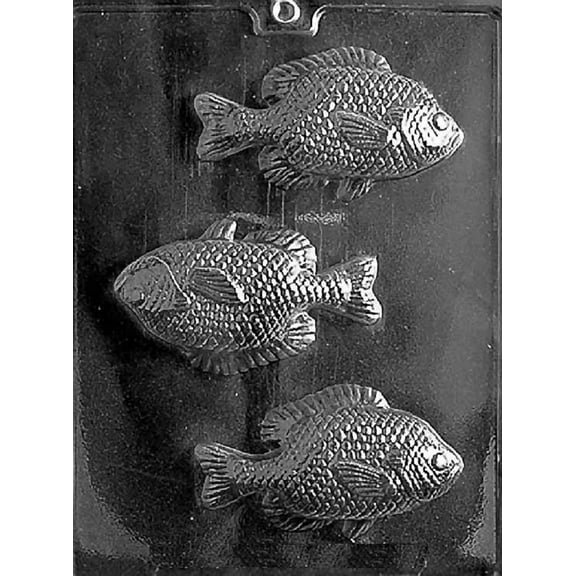 Grandmama's Goodies N051 Large Fish Mold Chocolate Candy Soap Mold with Exclusive Molding Instructions