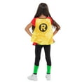 thumbnail image 3 of DC Comics Robin Cosplay T-Shirt, Dress Leggings and Cape 3 Piece Toddler to Big Kid, 3 of 5