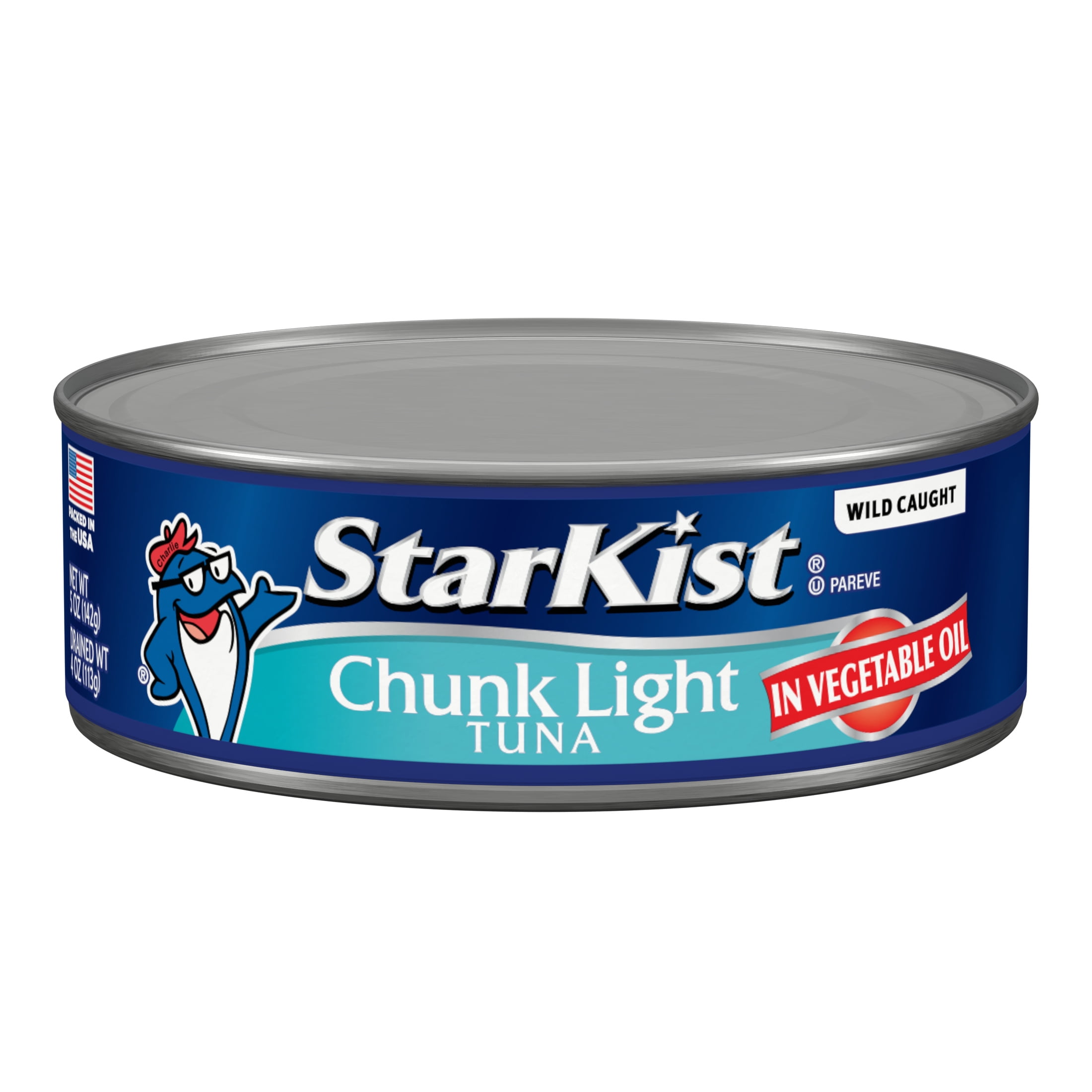 (2 pack) StarKist Chunk Light Tuna in Vegetable Oil, 5 oz, 4 Cans