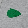 thumbnail image 4 of Men's-Antigua Heather Gray Kansas City Chiefs St. Patrick's Day Victory Pullover Hoodie, 4 of 4