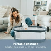 Chicco LullaGlide 3-in-1 Bassinet - Luna (Grey)