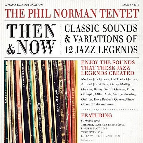 Phil Tenet Norman - Then & Now: Classic Sounds & Variations Of 12 Jazz - Jazz - CD