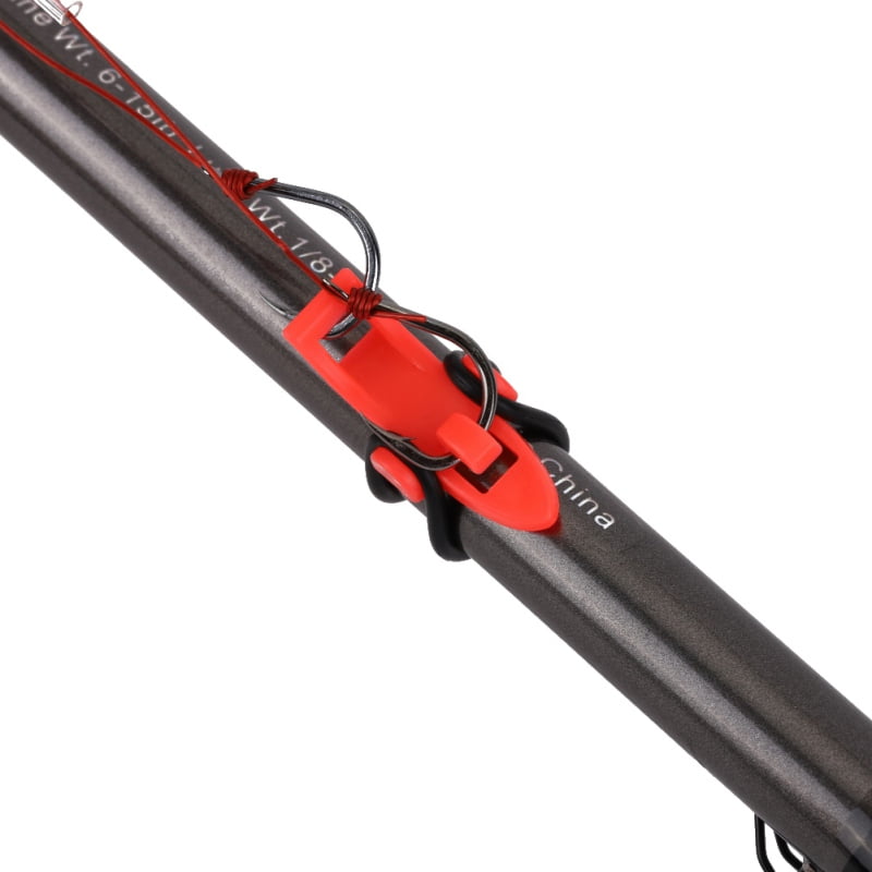 Fishing Hook Keeper Fishing Rod Keeper with 3 Different Rubber Rings