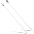 thumbnail image 1 of HUGFEGWE 2 Pcs Baguettes de Store Vertical, Baguette de Tirage de Rideau en Fibre de Verre Blanche, Tige de Tirage de Rideau avec Crochet et Poignée, Baguette de Store Vertical Fiable, Pièce de Rechange pour Stores Verticaux Gain de Place CA919-165277, 1 of 9
