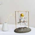 thumbnail image 4 of Rongfmy Resin Astronaut Figurine Toy Astronaut Cake Topper Deocration Spaceman Desktop Style 1, 4 of 7