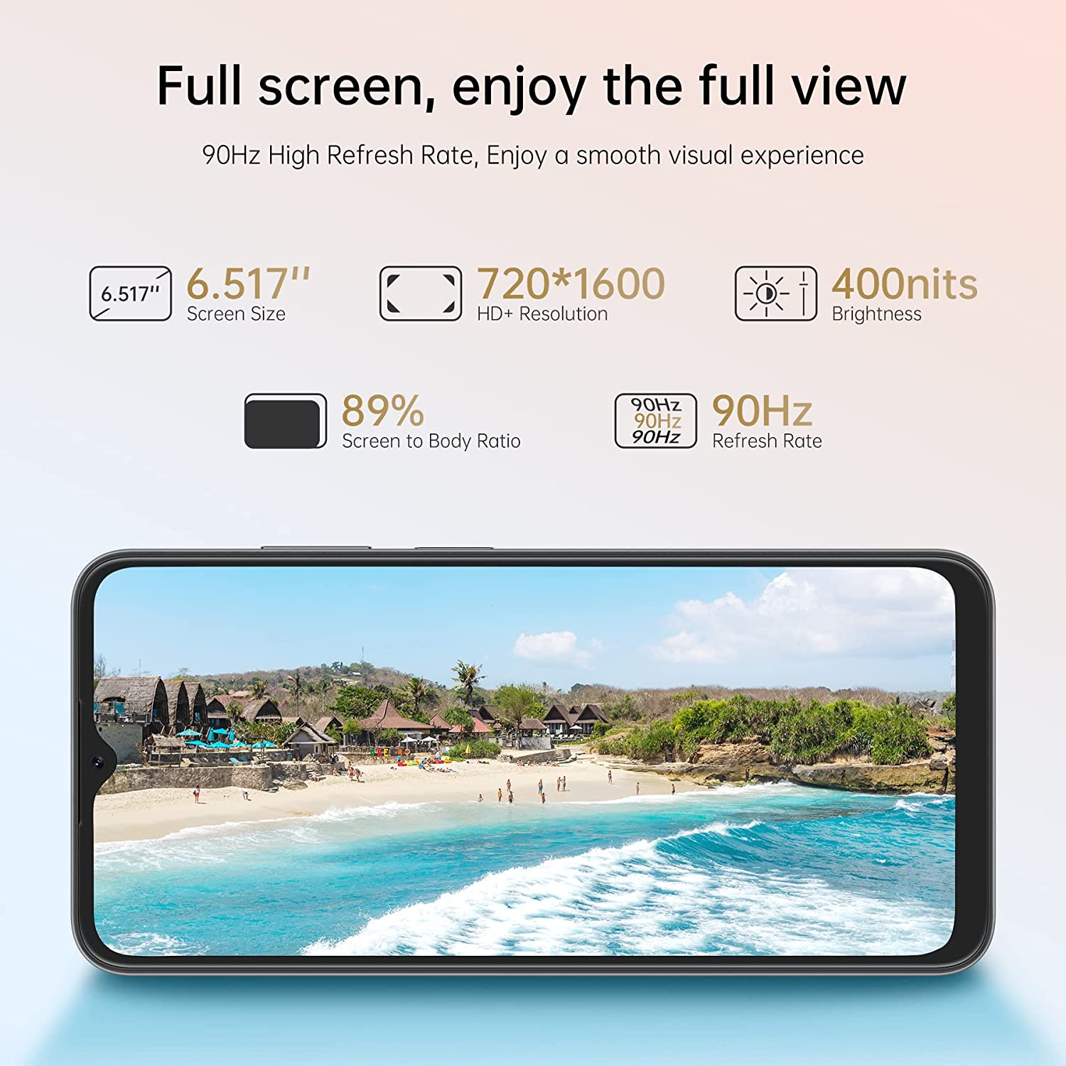 Oscal C80 New Version Unlocked Smartphone, 8GB RAM, 128GB