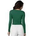 thumbnail image 4 of Adar Underscrubs for Women 3 Pack - Long Sleeve Underscrub Comfort Tee - 2903 - Hunter Green - L, 4 of 7