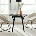 thumbnail image 3 of Modway Gallant 36" Round Modern Rubberwood Dining Table in Black, 3 of 3