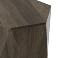 thumbnail image 6 of Simpli Home Mckinley SOLID MANGO WOOD 16 inch Wide Polygon Contemporary Side Table in Ash Grey, Fully Assembled, 6 of 9