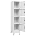 thumbnail image 2 of vidaXL Locker Cabinet with 4 Compartments 38x45x180 cm, 2 of 5