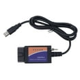 thumbnail image 1 of Lecteur de Code Scanner OBD2, Connexion de Câble USB Diagnostic Rapide pour FORScan Outil de Diagnostic Automobile Portable Version du Micrologiciel V1.5 avec CD pour Véhicule, 1 of 7