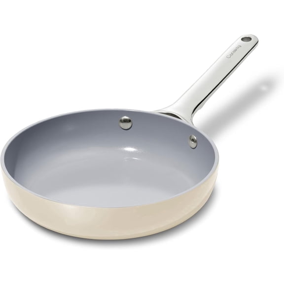 Caraway Ceramic Non-Stick Mini Fry Pan, 8", Cream