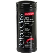 Hopes 60PGW12 Perfect Glass Glass Cleaner Wipes, 7" x 10", 60 Wipes/Canister