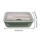 thumbnail image 5 of Caja Bento Fiambrera Bento de 4 compartimentos a prueba de fugas con utensilios, apta para microondas y lavavajillas, de plástico para niños (verde claro, 1 pieza) Rkxzt, 5 of 7