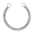 thumbnail image 4 of Dog Chain Collar Pet Iron Metal Double Chain Row Neck Leash Gear Choke Chain Walking Training for Small Medium Large Dogs, 4 of 6