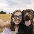 thumbnail image 3 of AJGRHE Sunglasses for pre-Teen – UV400 Color Mirror Lens,Matte Round Frame Small Faces–Cycling & Outdoors A, 3 of 10