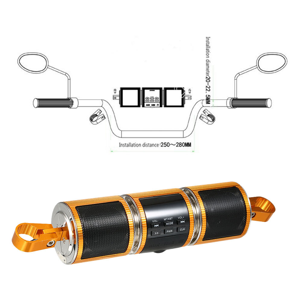 Mt487 Motorcycle Music Player Install | Reviewmotors.co