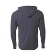 thumbnail image 2 of A4 Long Sleeve Hooded Tee For Men in Graphite N3409, 2 of 2