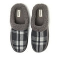 thumbnail image 5 of Dearfoams Cozy Comfort Men's Plaid Moc Toe Clog Slippers, 5 of 5