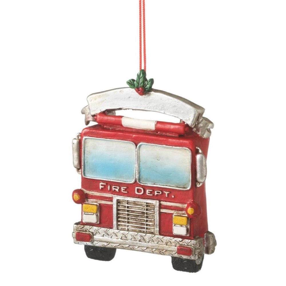 Fire Engine Christmas Ornament 