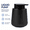 Matte Black, variant on BosilunLife 12 oz Liquid Soap Dispenser, Matte Ceramic Hand Soap Dispenser with BPA-free Pump, Bathroom Soap Dispenser for Countertop, Black