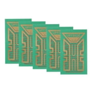 Unique Bargains 5pcs Cell Phone Patches Portable Cell Phone Signal Patches Rectangle Mobile Phone Stickers Signal Patch Cell Phone Stickes for Enhance Your Mobile Phone Green