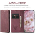 thumbnail image 6 of Galaxy S22 5G Wallet Case, TECH CIRCLE PU Leather Flip Folio Case with Card Holders RFID Blocking Kickstand Shockproof TPU Inner Shell Phone Cover for Samsung Galaxy S22 6.1 inch 2022, Winered, 6 of 10