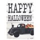 thumbnail image 1 of Dicksons Inc Bandera con estampado de jardín de camiones Happy Halloween, 1 of 1