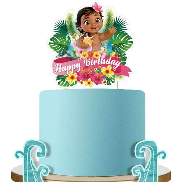 1 Moana Cake Topper Cupcake Decorations Birthday Party Topper For Children Walmart Com Walmart Com