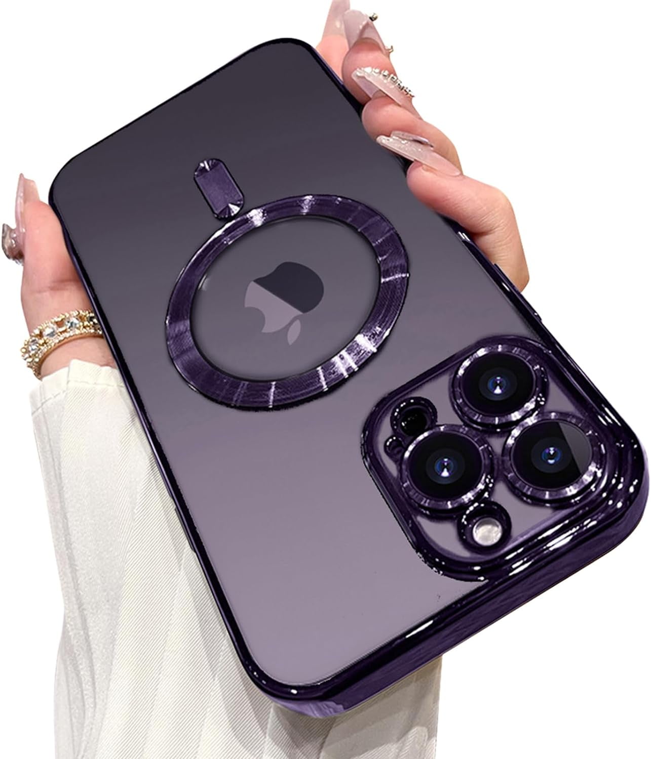 Aazon.co: OOK agnetic Case for iPhone 15 Pro ax[Copatible with agsafe] Full Caera