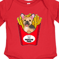 thumbnail image 4 of Inktastic Cute Frenchie in French Fries Boys or Girls Long Sleeve Baby Bodysuit, 4 of 5