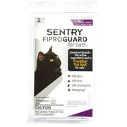 Sentry Fiproguard Flea & Tick Treatment for Cats, 3 Monthly Doses