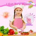 thumbnail image 3 of Juego de cuchillos de cocina Montessori Toys Windidi con delantal y guante, 3 of 8