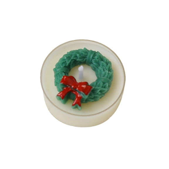 Bwiyojiz Home Decor Christmas Tea Wax Scented Candle Handmade Soy Decoration for Party and Gift, Gifts for Friend