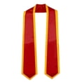 thumbnail image 3 of YWOAGH Graduation Sash 72 Inch Senior Year Ribbon Scarf Casual Solid Color Belt for Commencement Academic Achievement Red, 3 of 3