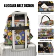 thumbnail image 3 of FORMRS Mini Backpack Purse for Women Quilted Travel Daypack Casual Shoulder Bag, Blue Floral, 3 of 7