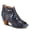 NAVY, variant on Spring Step L'Artiste Icon Sandals for Women - Ladies Casual Flats Platform Sandal - Hand Painting Summer Shoes for Womens