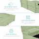 thumbnail image 4 of Songqin Large Outdoor Wooden Sand Box for Kids, Sandbox with Cover, Bench Seats Support up to 220 lbs, Bottom Liner for Drainage, Cedar Wood - Sage, 4 of 14