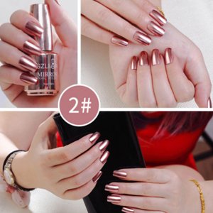 Tarmeek 12 Couleurs Nail en métal Nail polonais DIY Nail Polonais V Portable Couleurs Rapides Métal Polonais Idéal pour le printemps et la vie quotidienne Cadeau de qualité pour les femmes