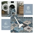 thumbnail image 5 of HOMERRY 5' x 7' Area Rug for Living Room Boho Vintage Floral Carpet Non Slip, Blue, 5 of 5