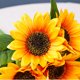 thumbnail image 5 of Paquete de girasol artificial Simulación Decoración floral Banquete de boda Ramo de flores falsas nupciales Methold HA7993-00B, 5 of 6